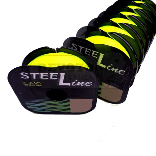 Nylon Steel Line 0.45 Mm Color Fluo Japones X 100 Mts