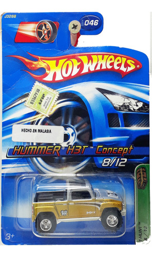 Hot Wheels Hwargento Hummer H3t Concept J3273 2006