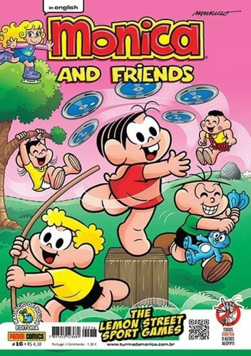 Gibis Em Inglês Mônica And Friends, Kit Com 05 Gibis Novos E Sem Repetir