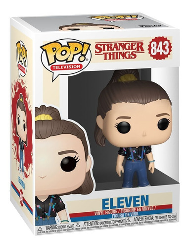 Imagem 2 de 3 de Boneco Funko Pop Stranger Things Onze Eleven Suspenders 843