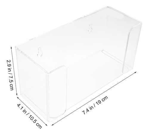 Caja De Almacenamiento De Acrílico Para Mascarillas Faciales