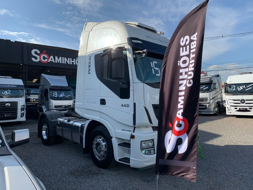 Imagem 4 de 19 de Iveco 440 4x2 Ano 2015 U.dono 590.000km Impecavel
