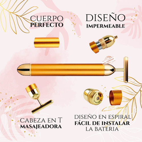 Imagen 7 de 10 de Masajeador Facial Electrico Antiarrugas Rejuvenecedor 24k