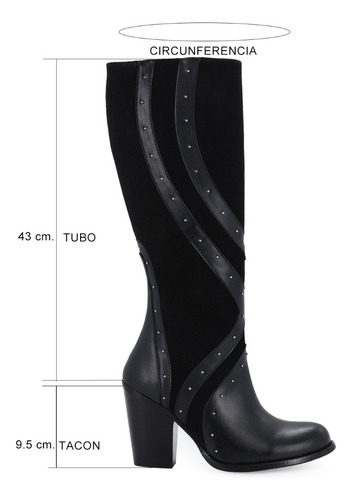 Bota Vaquera Para Mujer Piel Res Genuina Modelo Soberbia