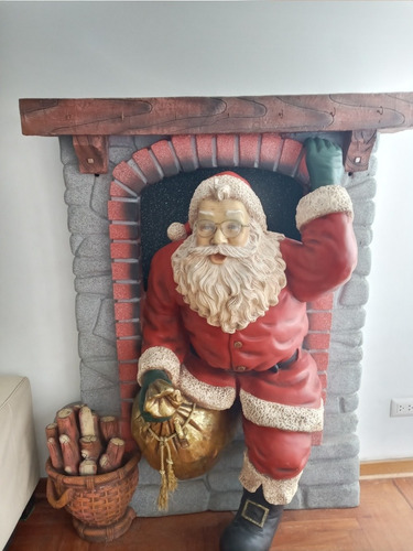 Santa Claus Resina, Comprado En Christmas Store