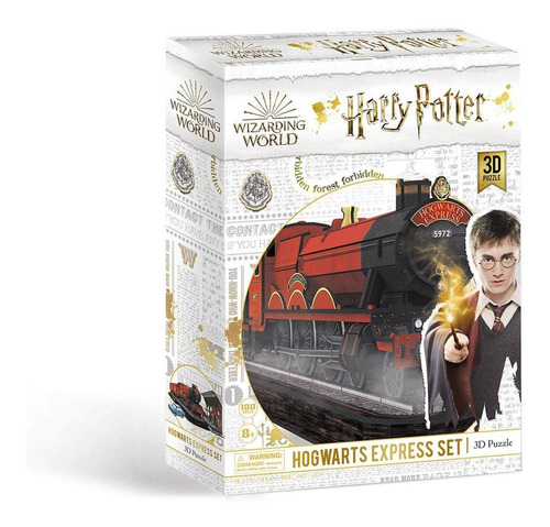 Hogwarts Express Harry Potter Tren Puzzle3d Cubicfun 180 Pcs