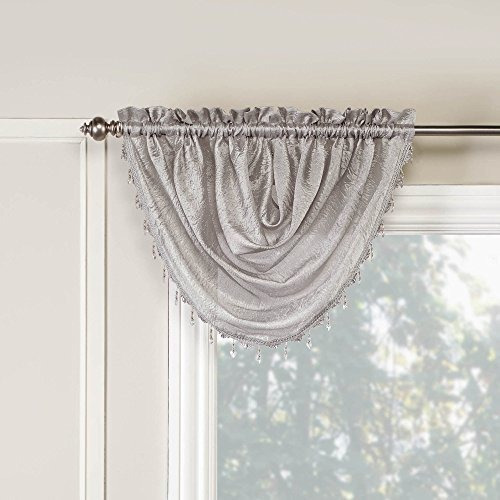 Renaissance Home Fashion Whisper Waterfall Valance, 45 X 39,