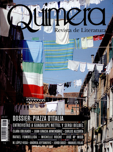 Revista Quimer Nos.356-357  Dossier: Piazza D'italia