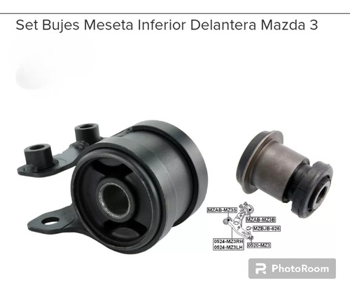 Kit Bujes Meseta Delantera Inferior Mazda 3 Focus 