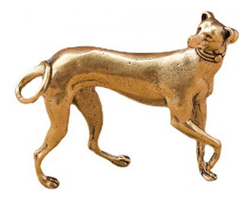 Figura De Perro De Latón Pequeña, Estatua De Perro,