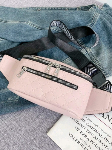 Imagen 1 de 5 de Cangurera Rosa Estilo Guateado