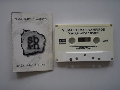 Vilma Palma E Vampiros Sepia Blanco & Negro Casete Col1995