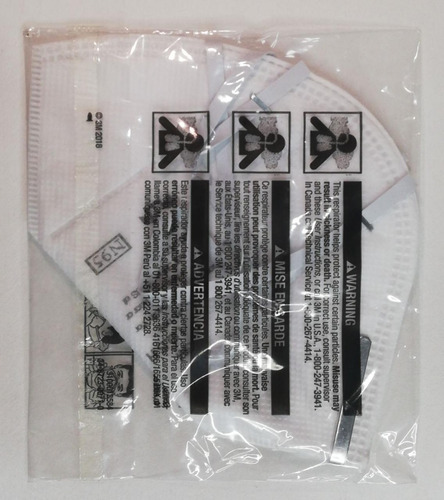 Tapabocas Mascarilla N95 Ref 9010 3m Precio X50 Unidades