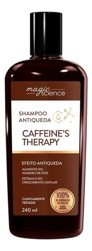 Shampoo De Café Crescimento E Antiqueda Magic Science 240ml