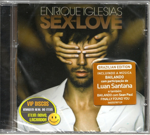 Cd Enrique Iglesias Com Luan Santana - Original Lacrado Raro