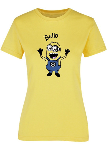 Playera Mujer Minions Mod. 07