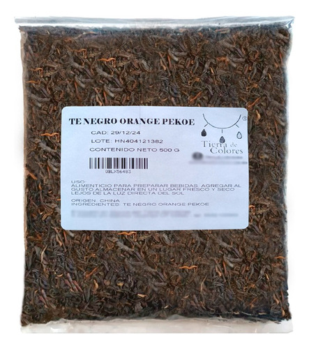 Te Negro Orange Pekoe De Primera 500g Hoja Entera Op