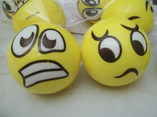 Pelota De Goma Emoji Emoticon Whatsapp Fisioterapia De Mano