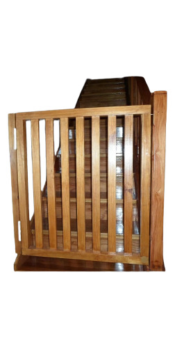 Puerta Proteccion Escaleras En Madera