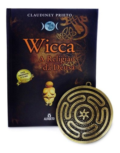 Livro Wicca A Religião Da Deusa + Pantáculo Roda De Hécate - É Um Verdadeiro Guia Para Quem Não Conhece A Religião E Pretende Se Iniciar Nela
