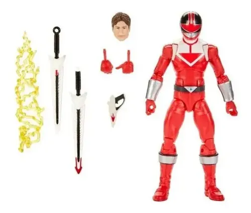 Power Rangers Time Force Red Ranger Lightning Coll. - Hasbro