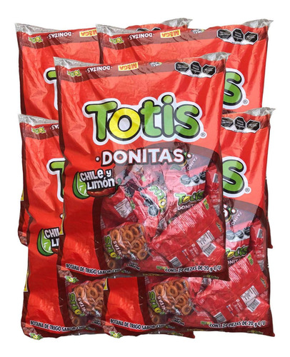 Totis Chile Y Limón Chicharrón Pack 120 Pz De 20 G C/u
