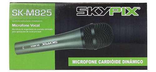 Microfone Profissional Universal XLR Caixas E Mesas Skypix