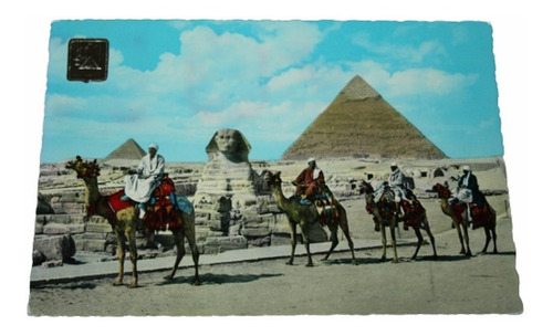 Postal Piramides Giza Y Esfinge - Egipto