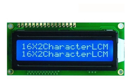 Display Lcd 16x2 1602 Fundo Azul Modulo I2c Soldado Arduino