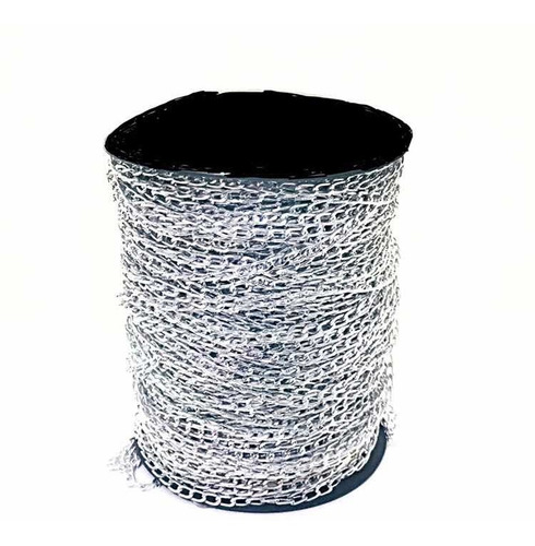 Cadena Aluminio Plata Aaa 1m. Cpc1 Eslabón 6x4mm Bisutería