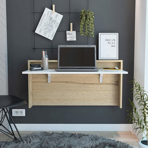 Escritorio Flotante London Color Blanco RTA Muebles EDB 6262