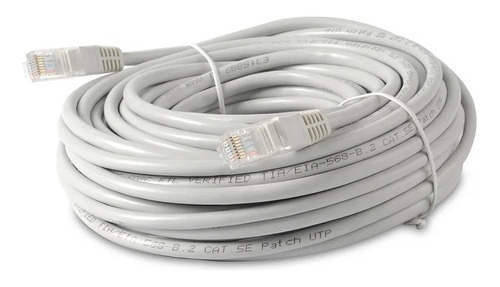 Cable Utp Cat 6 Gigabit Red Internet Ponchado X 20 Metros