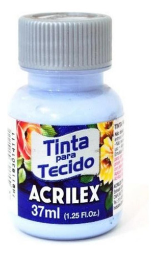 Tinta Para Tecido Fosca 37ml Azul Bebe Duzia