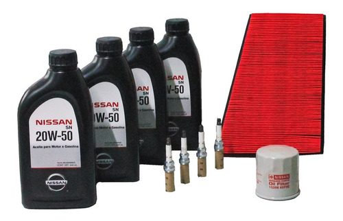 Kit De Afinacion Aceites 20w-50 Para Nissan Sentra 2011