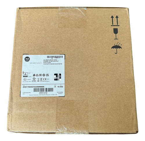 Allen Bradley 20g11nd027aa0nnnnn Powerflex 755 (15 Hp)