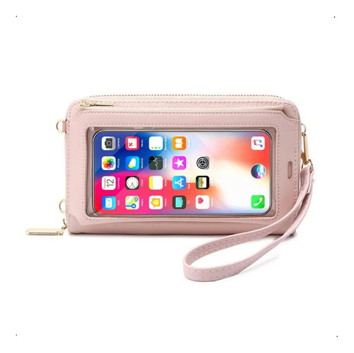Bandolera Porta Celular Mini Bag Mujer Billetera Con Rfid