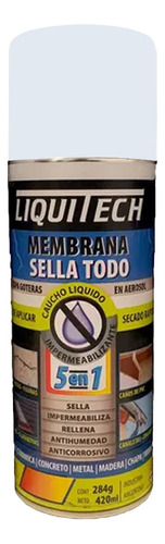 Aerosol Membrana Sellador Caucho 440cc Liquitech Merclin Mm