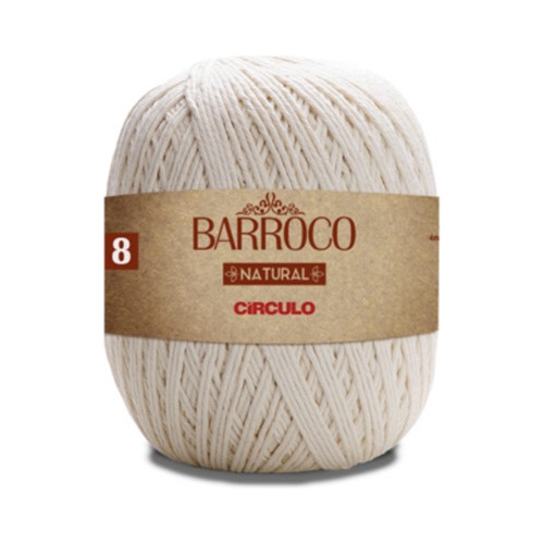 Barbante Barroco Natural - 700g Círculo Cru Cor 20