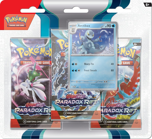 Pokémon Tcg Paradox Rift Blister Arctibax - Ingles