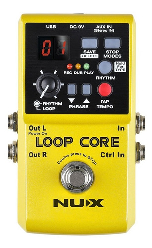 Pedal Nux Loop Core Looper Para Guitarra / Bajo