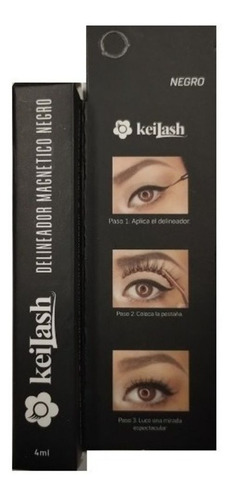 Delineador Magnetico Para Pestañas Ojos Pincel Keilash 4ml