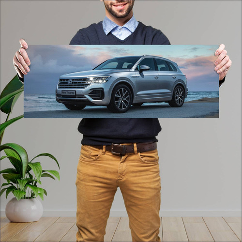 Cuadro 30x80cm Auto 2018 Volkswagen Touareg R Li 626