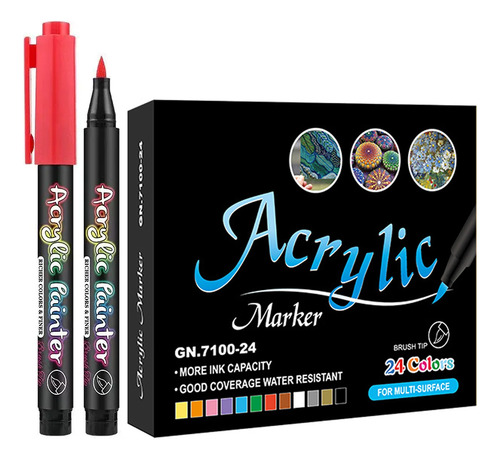 24 Brush, Brush Tip, Brush Type, Paint