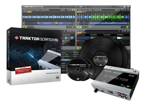 Native Instruments Traktor Scratch A6 Placa Audio 6 Dj + Acc