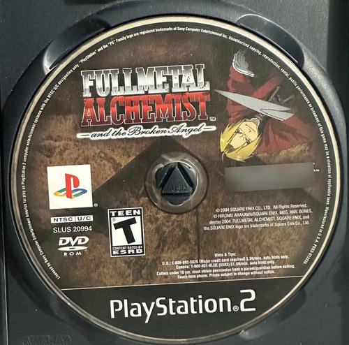 Full Metal Alchemist And The Broken Angel - Playstation 2 (Reacondicionado)