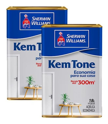 Imagen 1 de 4 de Pinturas Sherwin Williams Kem Tone Mate Promo 36 Lts