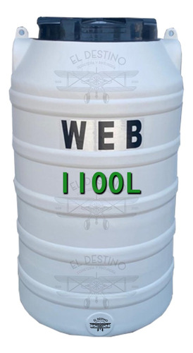 Tanque De Agua 1100 Lts Tri Capa Soplado Web Vertical // Ed
