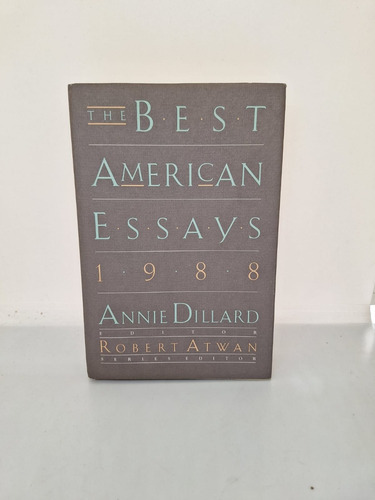 The Best American Essays 1988 - Dillard - En Ingles - Usad 