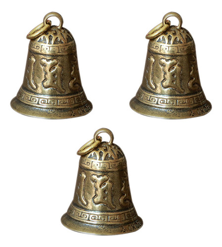 Grazing Bells Brass Bell Lucky, 3 Unidades