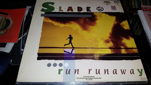 Slade Run Runaway Vinilo Maxi 1984 Germany Excelente Tema 84